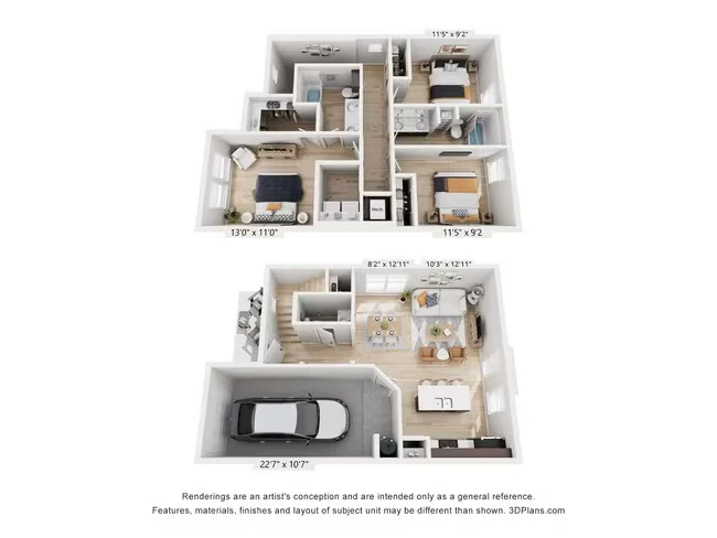 The Crocket 1816A floor plan